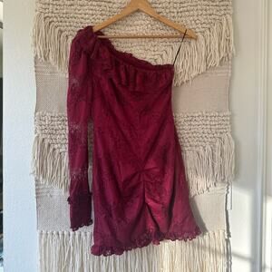 Alexis Ilana One Shoulder Mini Dress